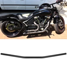 Black 1" Drag Bars Handlebars For Yamaha Road Star Warrior Midnight XV1600 XV170