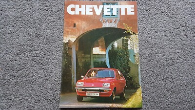 VAUXHALL CHEVETTE VERKAUFSPROSPEKT 1975 1976