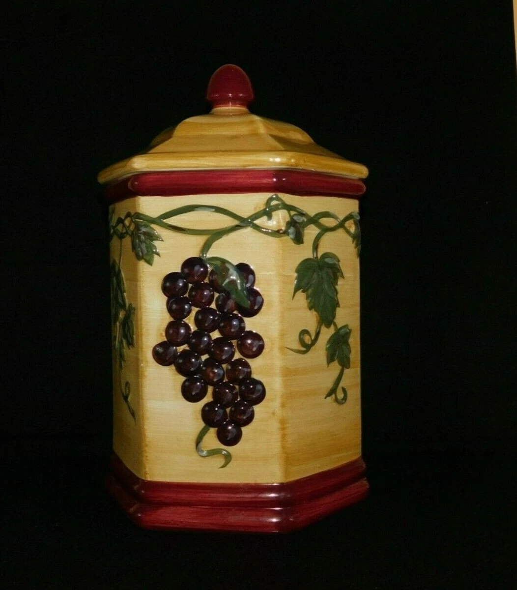 Ceramic Grape Cookie Jar Ceramic Grape Cookie Jar