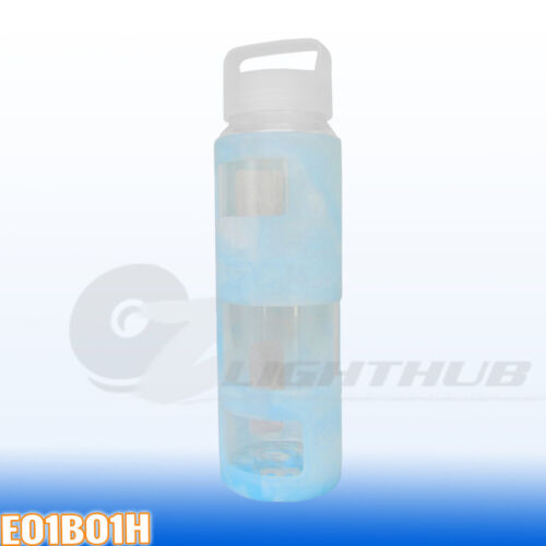 700ml Glass Water Bottle Sport Outdoor Silicone Sleeve kettle cup BPA Free - Picture 4 of 6