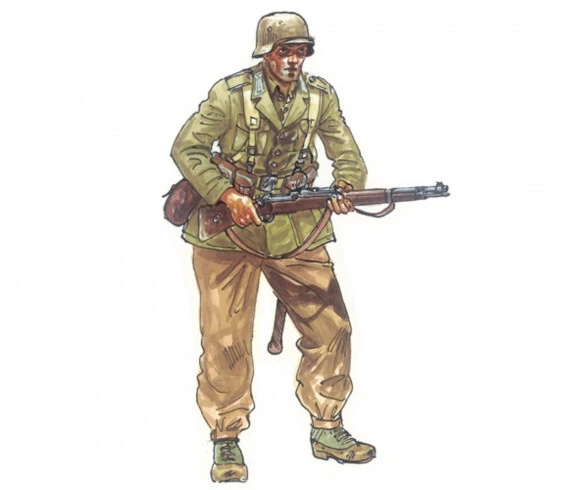 Italeri 510106121 German 1:72 WWII Deutsche Motorrad Beiwagen Figur Seitenwagen - Bild 3 von 3