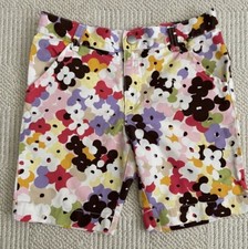 Gymboree Colorful Floral Bermuda Walking Shorts Girls Size 7