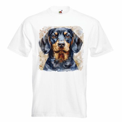 T-Shirt Dackel Dachshund Teckel Jagdhund Jagt Dackelwelpe Dackelschule Da 402867