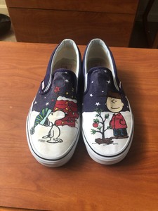 christmas charlie brown vans