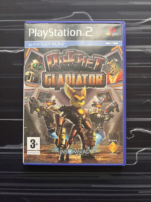 Ratchet Gladiator Platinum Disc PS2 PlayStation 2 Video Game Sony 2005 PAL EU