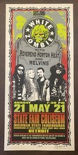 Arminski SIGNED White Zombie RHH Melvins 1995 Detroit Poster State Fairgrounds
