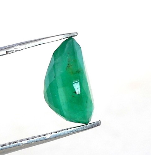 9.50x6.50 mm Certified Natural Emerald Pear Cut 1.84 Cts Untreated Loose Gems - Picture 3 of 6
