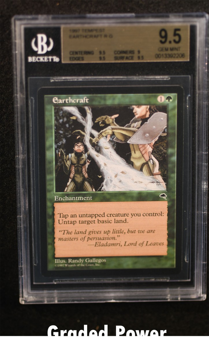 Tempest Earthcraft BGS 9.5 (2206) Magic MTG | eBay