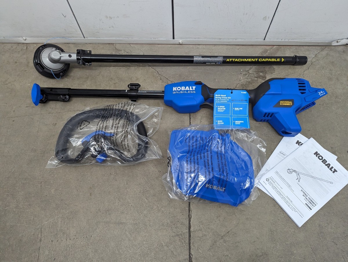 Brush Cutter Kobalt Electric Trimmer Attachments Grass Trimmer