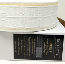 Rufflette Regis 76mm (3") Pencil Pleat Curtain Heading Tape