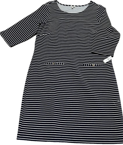 Talbots A-Line Dress Women's Small Burgundy Navy Stripes 3/4 Sleeve Cotton | eBay Talbots A-Line Dress Women's Small Burgundy Navy Stripes 3/4 Sleeve Cotton | eBay