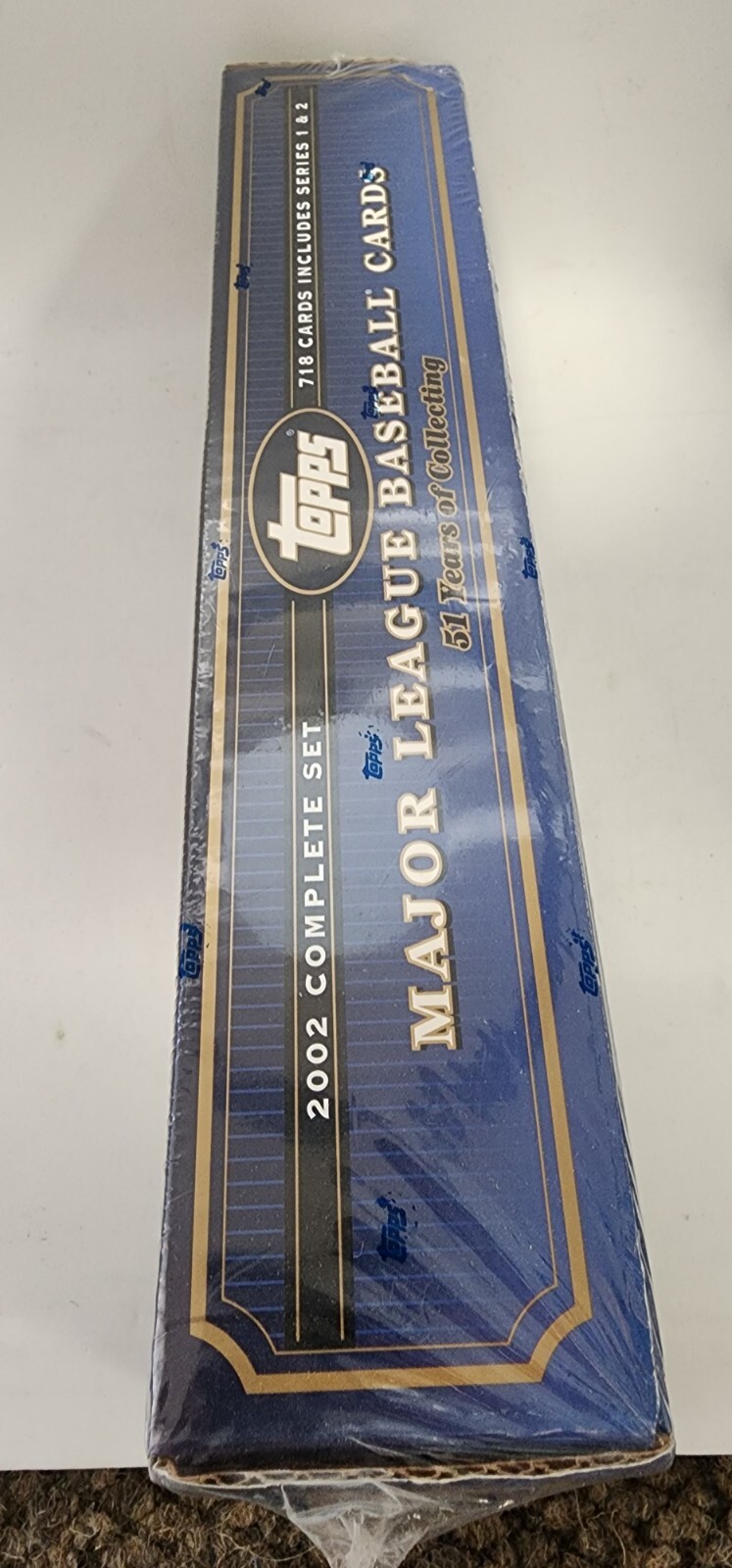 Topps MLB 2002 Complete Set 718 Cards Including Series 1 And 2 Factory