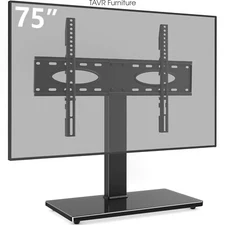 Universal Swivel Tabletop TV Base TV Stand with Mount for 37-75 inch TV