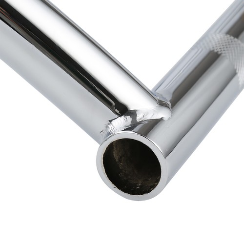 Chrome 14" Rise Handlebar 1-1/4" Fit For Harley Dyna FXDB 06-17 Fat Bob 08-17 - Picture 10 of 11