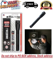 Maglite Mini PRO LED 2-Cell AA Flashlight with Holster Black - SP2P01H