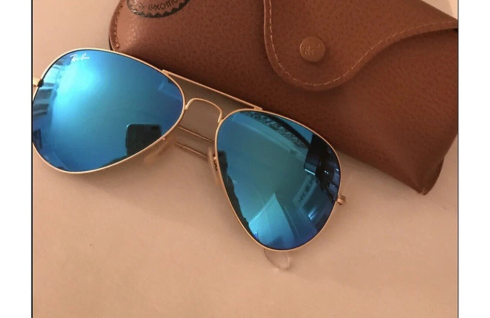 Gafas de sol Ray Ban Aviator azul flash RB3025 112/17 58-14 Foto 3 de 4