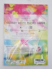Evergreen Goods 50 Sheets A4 White Glossy Printable Photo Sticker Paper