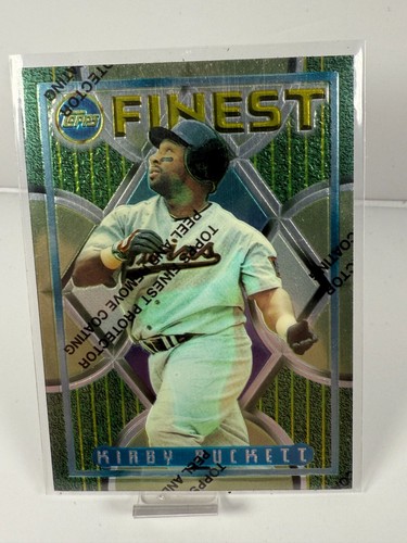 1995 Topps Finest - Kirby Puckett #167