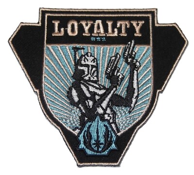 Star Wars Clone Wars Loyalty Logo Embroidered Iron on Patch