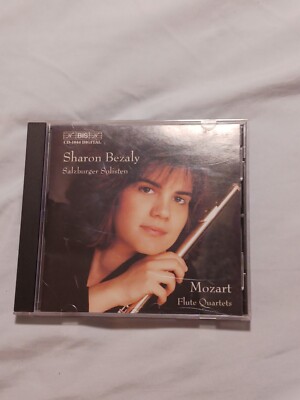 Sharon Bezaly - Mozart: Flute Quartets - CD -DISC Only-No Case-FREE Shipping