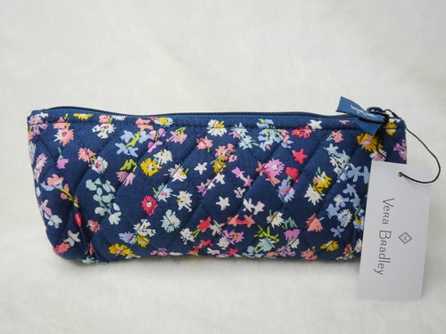 Vera Bradley Brush & Pencil Case Cosmetic Bag small school 4 backpack tote NEW - Picture 7 of 38