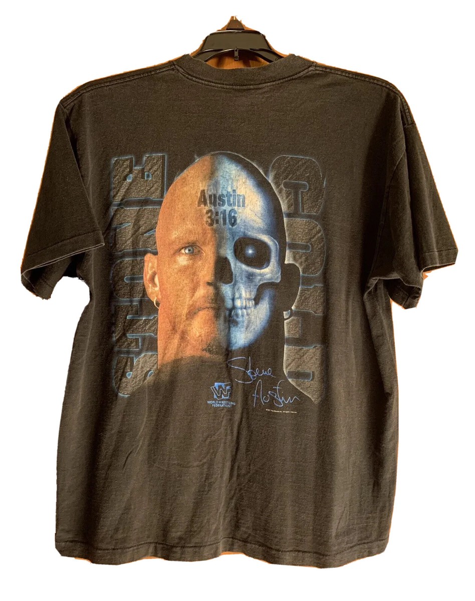 Vintage 1997 WWF Stone Cold Steve Austin 3:16 OTHER SIDE JACKASS T