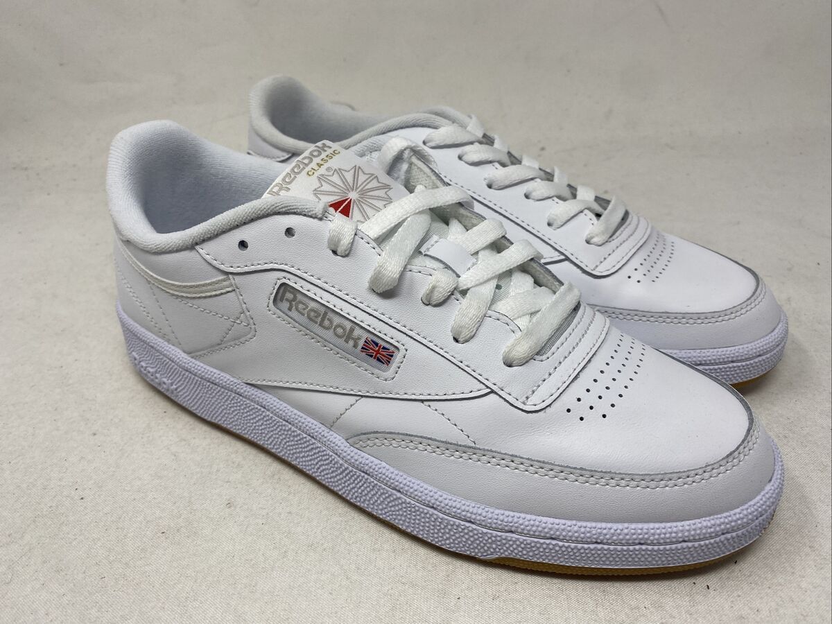 Size 10 - Reebok Club C 85 White Light Gray (p128 Size 10 - Reebok Club C 85 White Light Gray (p128