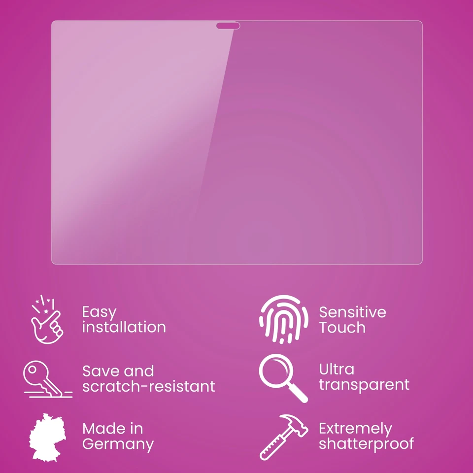 atFoliX Glass Protective Film for Archos T101 4G Glass Protector 9H Hybrid-Glass - Image 3 of 4