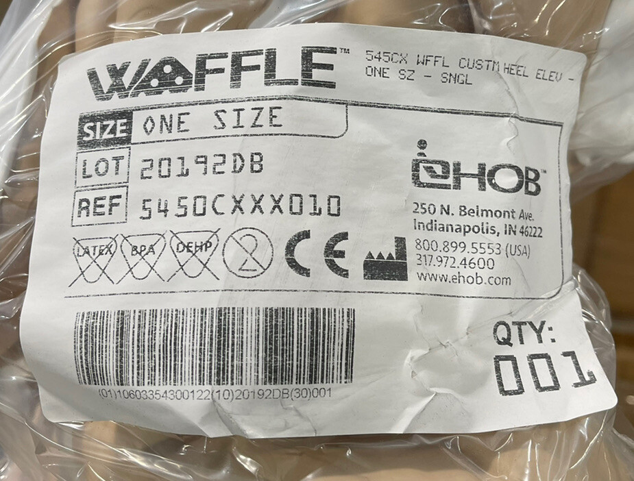 EHOB Foot Waffle 545CX Heel Elevator Lined One Size Fits Most (NEW) eBay
