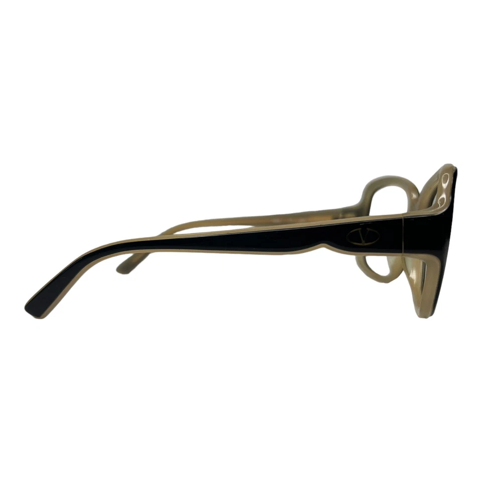 Gafas de sol Valentino V600S O26 para mujer monturas negras crema solamente Foto 4 de 4