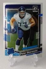 🏈2023 donruss optic PETER SKORONSKI (rookie) #296🏈 *Texans* *Northwestern*