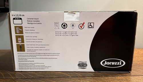 Jacuzzi Duncan 1102763 mattschwarz breite Badarmatur - Bild 4 von 9