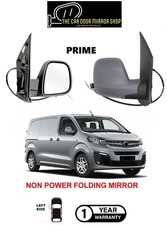 Fit Citroen Spacetourer 2016-2024 Left side Electric Door Wing Mirror Unit Prime