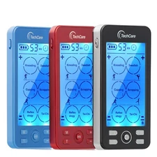 Tens Unit Muscle Stimulator Electrotherapy Device Rechargeable 24 Modes 2 Channl