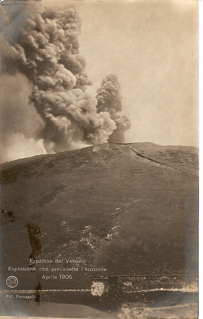 Eruzione del Vesuvio Esplosione che precedette l'eruzione
