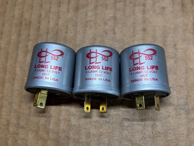 Lot of 3 Novita Electronic 12 volt Heavy Duty Flasher Hazard Turn