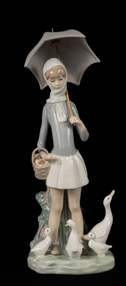 ヨシカネ　LLADRO　リヤドロ【パラソルの娘（アンジェラ）】　Ｌ345 Lladro Girl With Parasol for sale | eBay