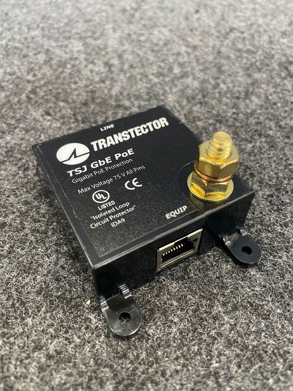 TRANSTECTOR 1101-994 Indoor Data Surge Protector, SPD TSJ Gigabit Ethernet