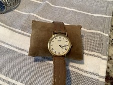 Men's Vintage  Dress Watch SEIKO 7N29-8A09 Gold Tone Date Roman Numeral