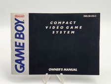 GameBoy Owner's Manual - Nintendo GameBoy - Instruction Manual Booklet Only