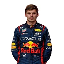 2025 Max Verstappen F1 Racing Suit Blue Driver Go Kart Racewear CIK/FIA L2