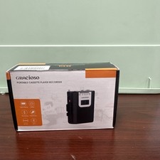 Gracioso Portable Cassette Player Recorder - Black