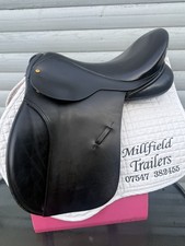 17 Inch Black Country black general purpose Saddle 8 inch d to d 