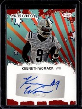 2025 Sage Artistry Kenneth Womack Rookie Auto
