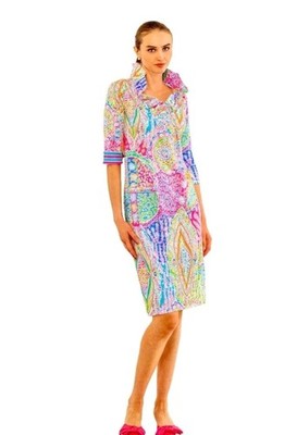open lace back dress Jersey Split Neck Dress - Palanquin Party