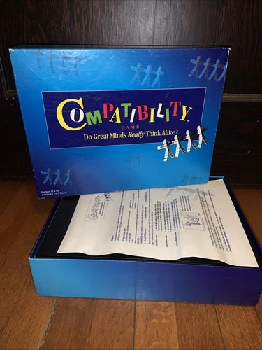 Compatibility Board Game Vintage 1996 Mattel GREAT CONDITION USED COMPLETE