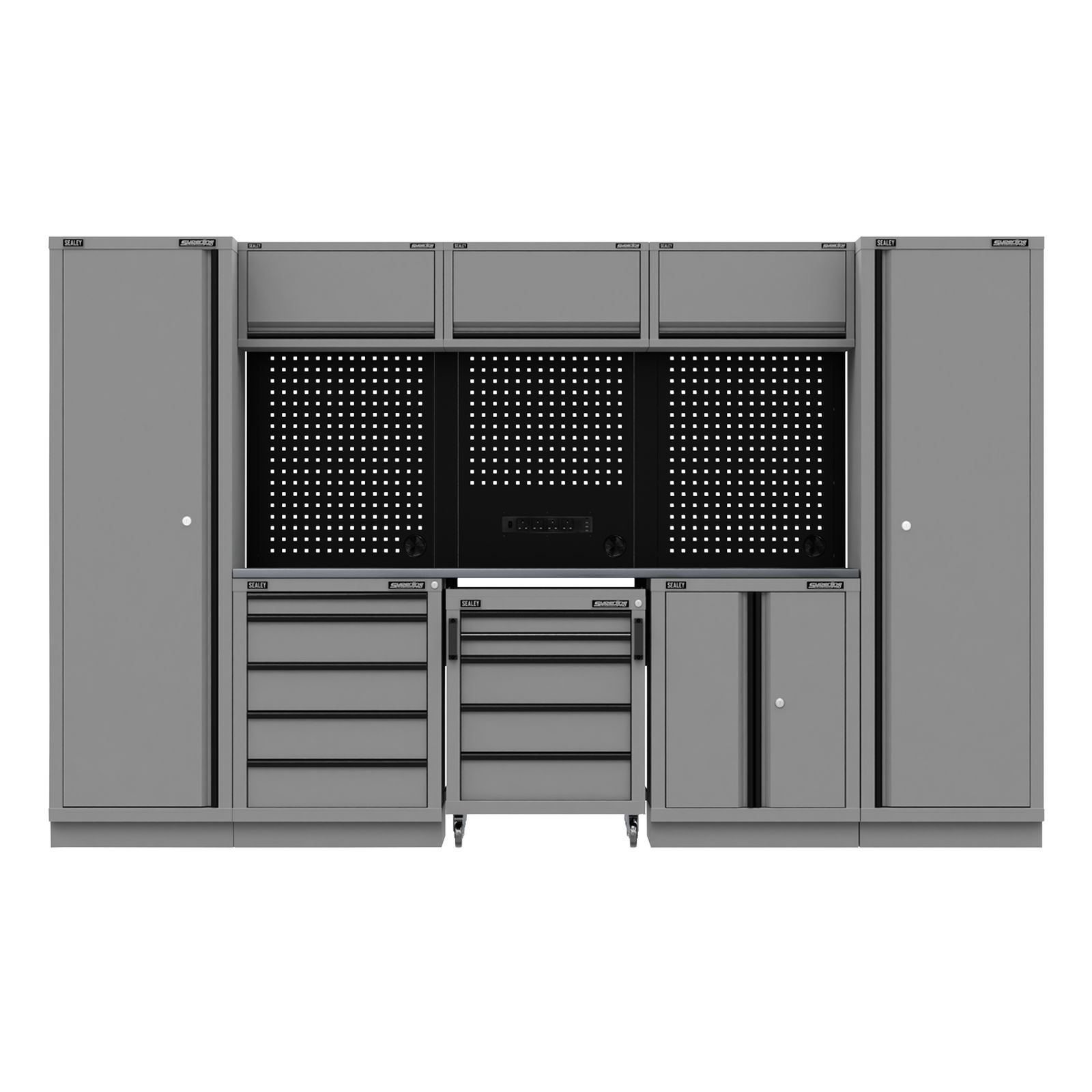 Superline PRO® Black Edition Storage System Stainless Worktop - APMSBESTACK01SS