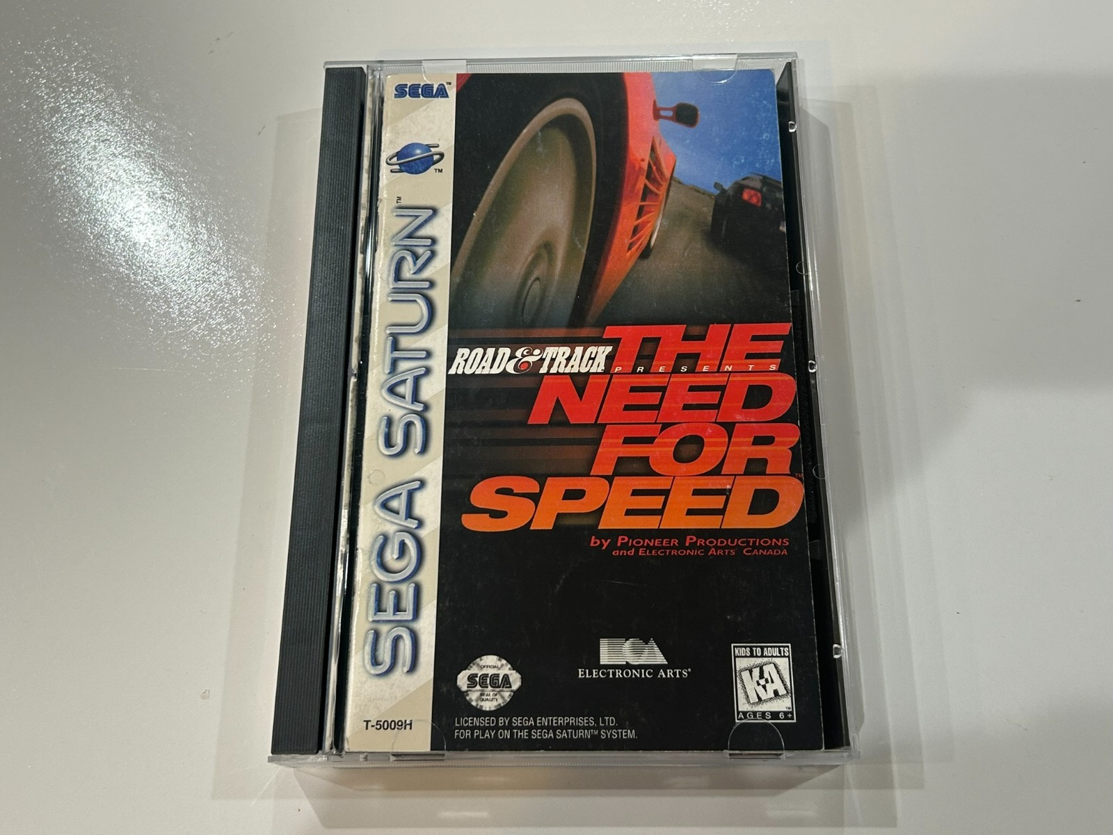 Road & Track Presents: The Need for Speed (Sega Saturn 1996) CIB Complete N MINT