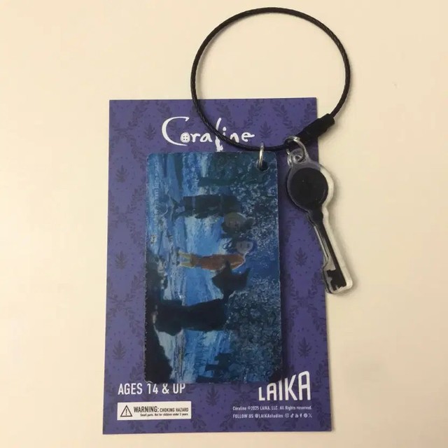 Coraline Goodbye Screening Keyring Rare Collectible