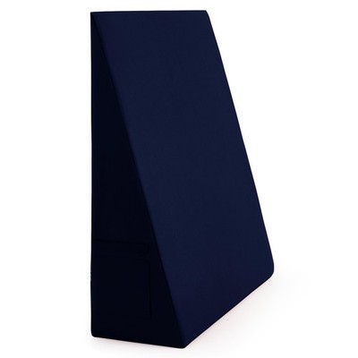 Navy Blue Bed Wedge Pillow Cover, 25'' L x 25'' W x 8'' H